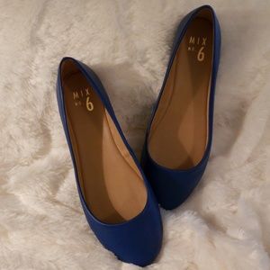 Blue shoes